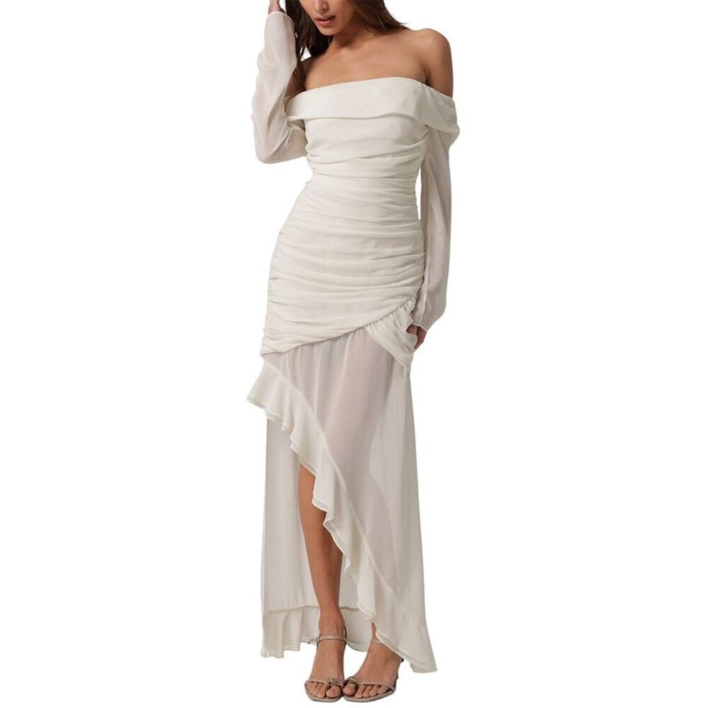 Line & Dot Womens Owens Dress, Ivory